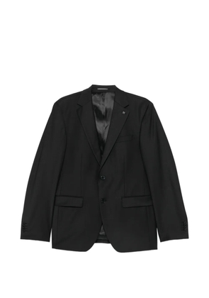 Karl Lagerfeld notched-lapel single-breasted blazer - Black