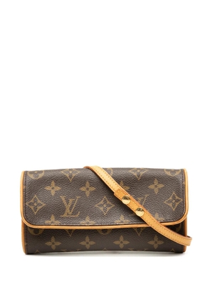 Louis Vuitton Pre-Owned 1999 Monogram Pochette Twin PM crossbody bag - Brown