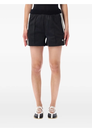 adidas logo-print side-stripe shorts - Black
