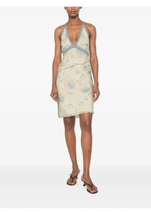 SIR. Cecile floral-print top - Yellow