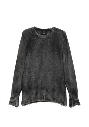 Avant Toi distressed spray-effect sweater - Grey