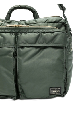 Porter-Yoshida & Co. Tanker logo-patch shoulder bag - Green