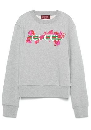 Gucci printed cotton sweatshirt - Grey