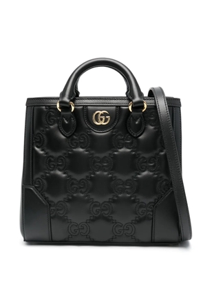 Gucci small GG matelassé top-handle bag - Black