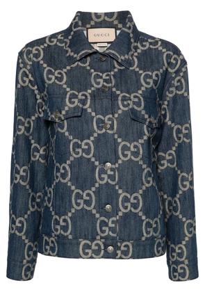 Gucci Jumbo GG denim jacket - Blue