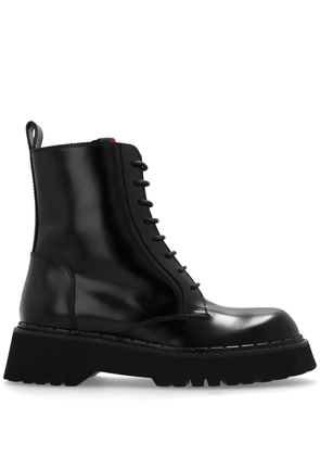 Gucci leather boots - Black
