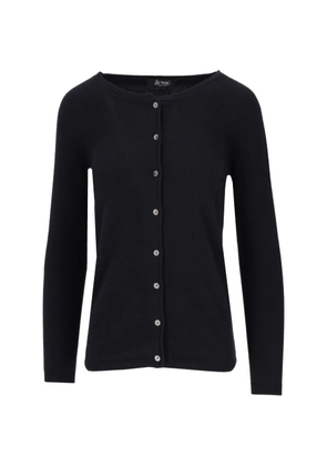 La-Rose button-up long-sleeved cardigan - Blue