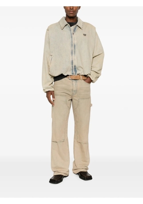 MISBHV zip-fastening denim jacket - Neutrals
