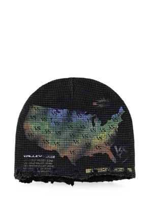 Vale Weatherman waffle-knit beanie hat - Black