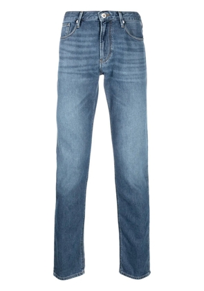 Emporio Armani slim-fit faded jeans - Blue