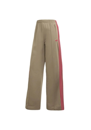 adidas logo-embroidered side-stripe track pants - Neutrals