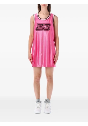 Jordan logo-print jersey mini dress - Pink