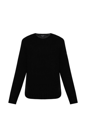 Canada Goose logo-detail ribbed-knit sweater - Black