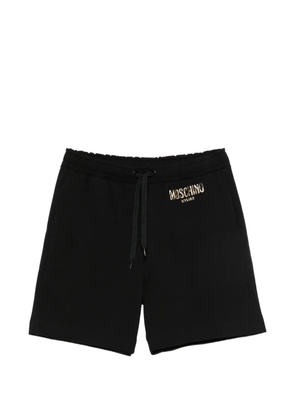 Moschino logo-print drawstring shorts - Black