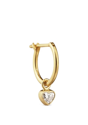 Sophie Bille Brahe Lily Coeur diamond earring - Gold