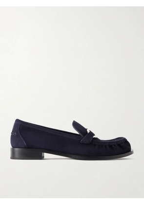 Ferragamo - Maryan Suede Loafers - Blue - US5,US6,US6.5,US7,US7.5,US8,US8.5,US9,US9.5,US10,US10.5,US11