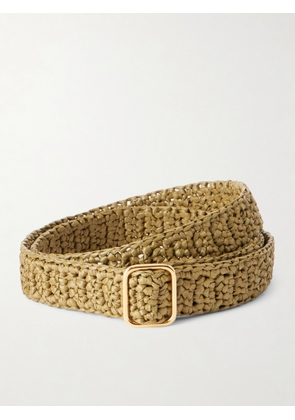 Déhanche - Mako Raffia-effect Belt - Green - x small,small,medium,large,x large