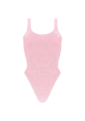 MC2 Saint Barth Lora textured-finish scoop-neck swimsuit - Pink