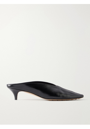 Bottega Veneta - Vesta Leather Mules - Black - IT36,IT37,IT38,IT39,IT40,IT41