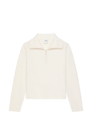 Courrèges ribbed-knit wool sweater - Neutrals