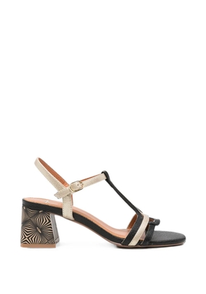 exè block-heel sandals - Black