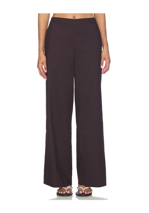 SNDYS x REVOLVE Mimi Pant in Chocolate. Size XXS. Also in XS, S, M, L, XL, XXL.