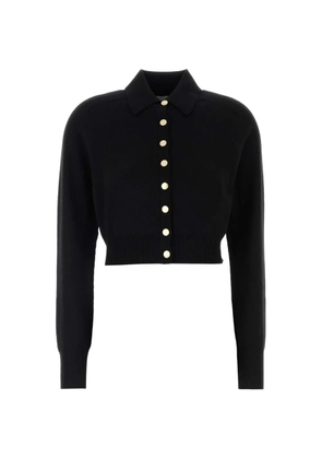 Sportmax cropped button-down cardigan - Black