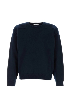 Jil Sander panelled crew-neck sweater - Blue