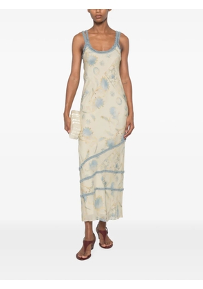 SIR. Cecile floral-print midi dress - Yellow