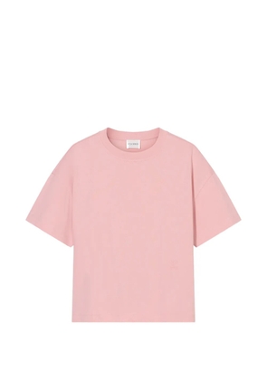 Closed cotton T-shirt - Pink