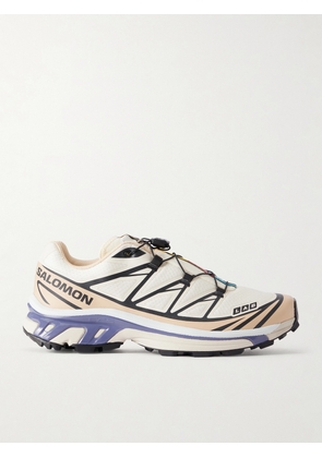 Salomon - Xt-6 Rubber-trimmed Mesh Sneakers - Neutrals - UK 3.5,UK 4,UK 4.5,UK 5,UK 5.5,UK 6,UK 6.5,UK 7,UK 7.5,UK 8,UK 8.5