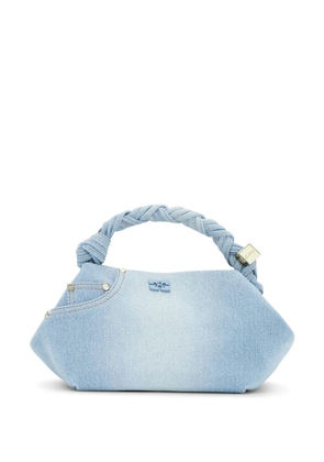 GANNI small Bou denim cross body bag - Blue