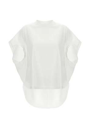 DI.LA3 PARI' Spilla asymmetrical T-shirt - White