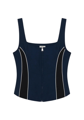 Simkhai Aya contrast-panel top - Blue