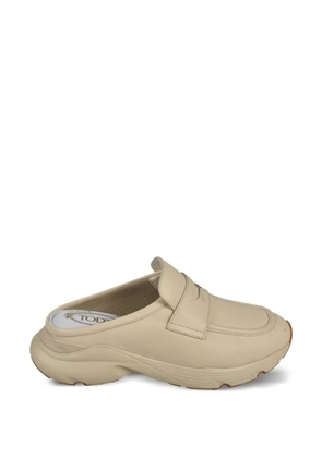 Tod's penny-strap loafers - Neutrals