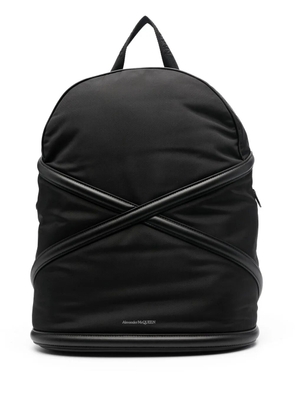 Alexander McQueen The Harness logo backpack - Black