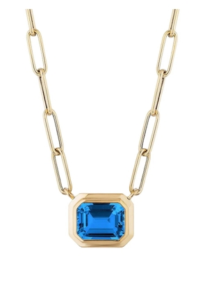 Goshwara 18K yellow gold emerald pendant