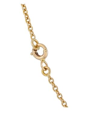 Van Cleef & Arpels Pre-Owned diamond and onyx bow necklace - Gold