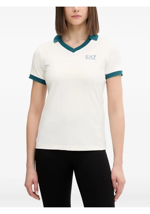 Ea7 Emporio Armani logo-print T-shirt - White