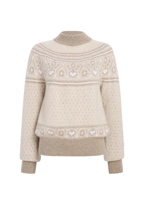 KHAITE Guy sweater in light multi - Neutrals