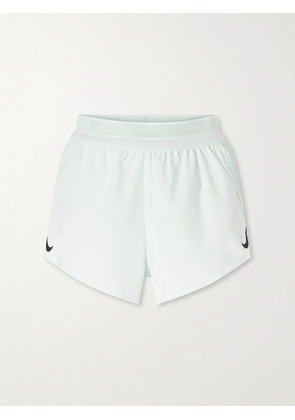 Nike - Aeroswift Printed Plissé Dri-fit Adv Shorts - Green - x small,small,medium,large,x large