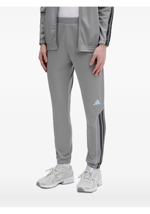 adidas side-stripe tracksuit - Grey