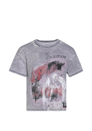RIVINGTON ROI REBIS distressed T-shirt - Purple