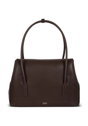 TOM FORD medium Eclipse leather tote bag - Brown