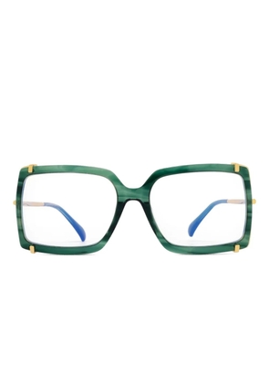 Max Mara Eyewear square-frame glasses - Gold