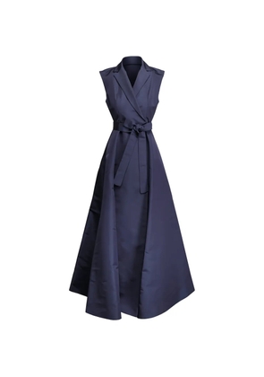 Carolina Herrera belted sleeveless dress - Blue