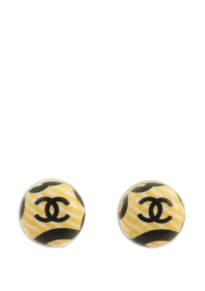 CHANEL Pre-Owned CC stud earrings - Gold
