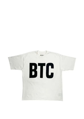 SATOSHI NAKAMOTO slogan-print short-sleeve T-shirt - White