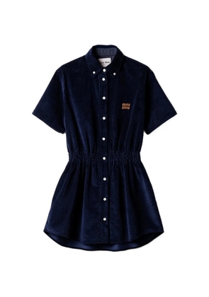 Miu Miu corduroy dress - Blue