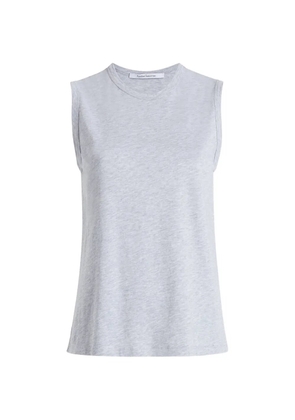 Another Tomorrow sleeveless T-shirt - Grey